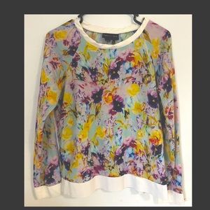 Sachin and Babi floral top.